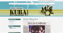 Desktop Screenshot of kulturbahnhof-rotenburg.de